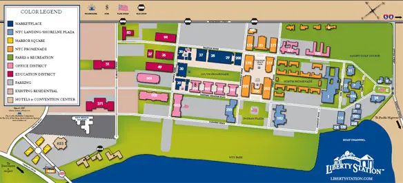 Liberty Station San Diego Map